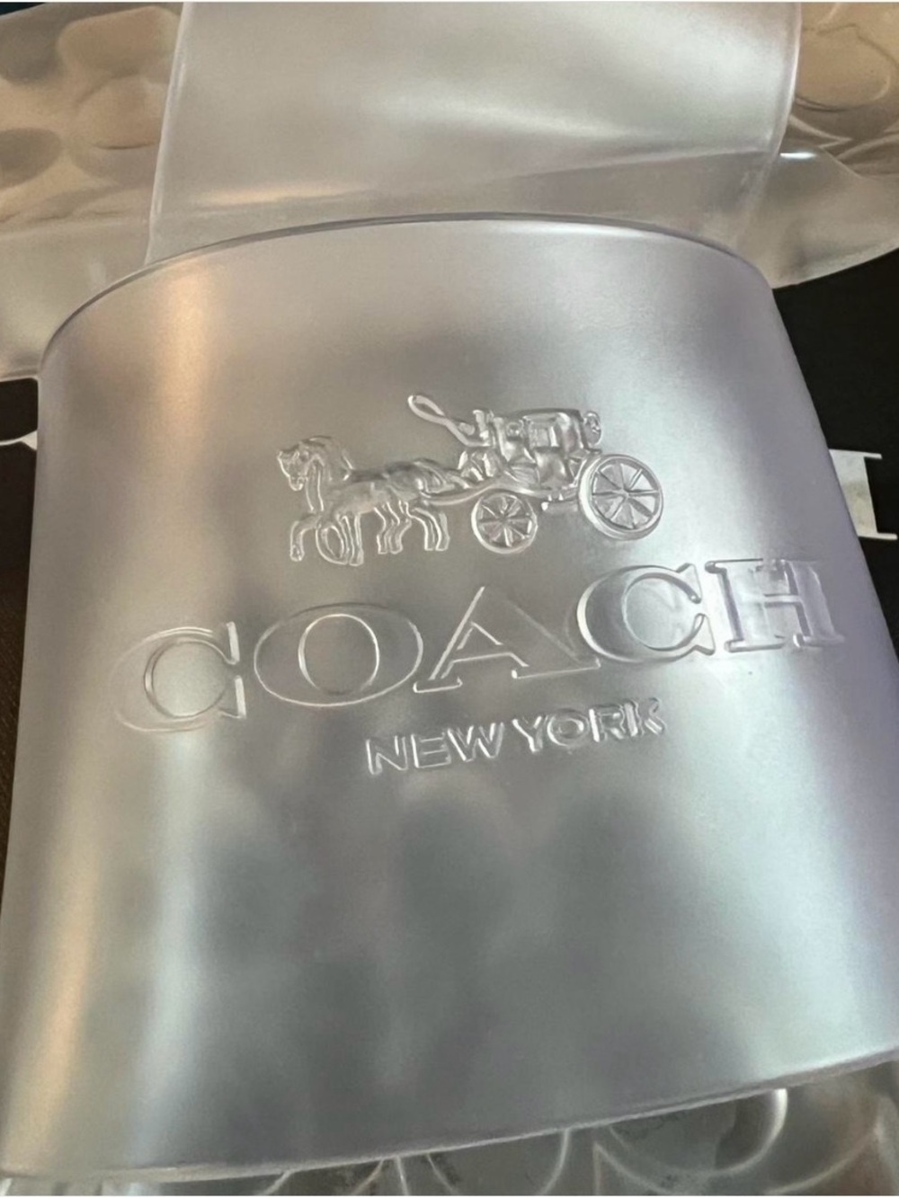 Coach Clear Ulyssa Rubber Slide - Picture 3 of 3